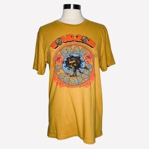 Dead & Co 2021 Tour Shirt Yellow Concert Grateful Dead Large